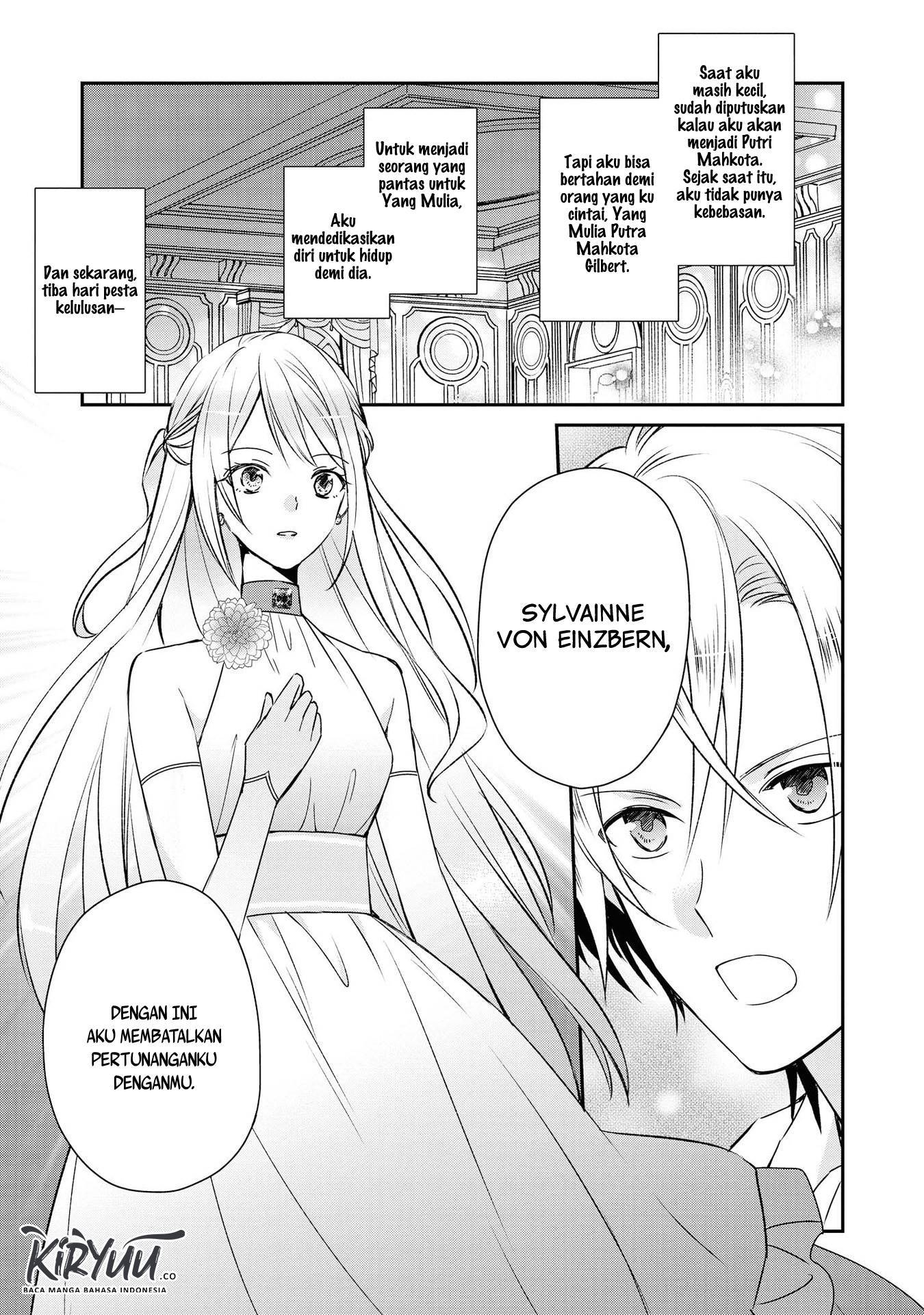 Though I May Be a Villainess, I’ll Show You I Can Obtain Happiness! Chapter 01 Gambar 4